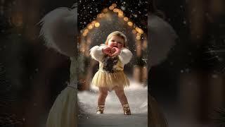 Her charm and joy make this the perfect Christmas fashion moment #adorablekids #cute  #fashionshow