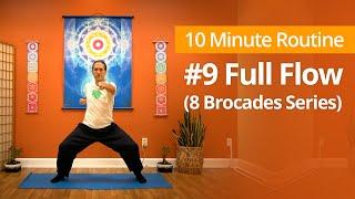 8 Brocades "Ba Duan Jin" #9: Full Flow | 10 Minute Daily Routines #qigong