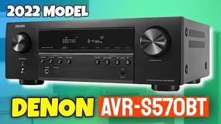 5 Channel Receiver - Denon AVR-S570BT 5.2 Channel AV Receiver (2022 Model)