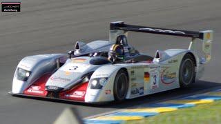 Audi R8 LMP 2002 Pure V8 Twin-Turbo Sound ! Le Mans Classic 2022