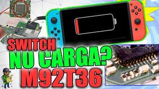 REPARAR Nintendo Switch QUE NO CARGA - DOCK CON LUZ PARPADEANTE VERDE. M92T36 IC CAMBIO