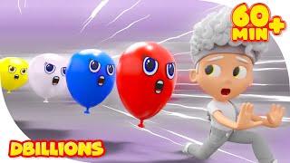 Surprise Balloons Pop | Mega Compilation | D Billions Kids Songs