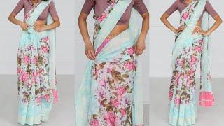 Cotton Sarees - Draping Techniques | Styles of Saree Draping | Cotton Saree Collection | Tia Bhuva