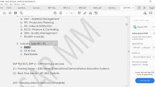 Introduction to SAP MM and Enterprise Structure SAP /session 1