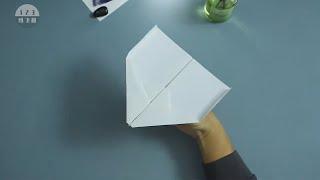 Paper Plane King can still fly back and forth#boomerang【123纸飞机】 #origami