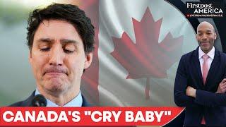 Trump's Relentless Tariffs Leave Trudeau Crying and Canada in Crisis | Firstpost America | N18G