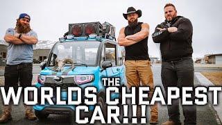 We Bought The World's Cheapest New Car *Weight Limit EXCEEDED*