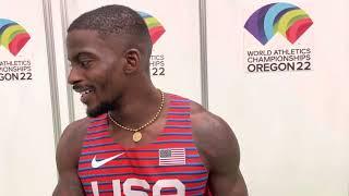 Trayvon Bromell explains emotion behind World Championship bronze medal