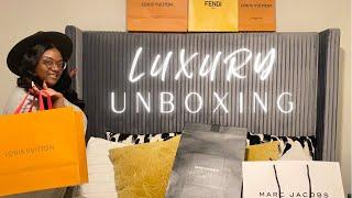 LUXURY UNBOXING | Fendi, YSL, Louis Vuitton￼ bags, and more | MIZDEELIVING ￼