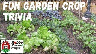 Fun Garden Crop Trivia