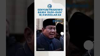 Senyum Sumringah Prabowo, Bangga Dapat Oleh-Oleh 18,5 M Dollar AS: Ini Melebihi Target, Cukup Bagus