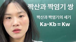 [화학2] 개념 수업. 짝산과 짝염기 쌍, H+의 이동, Ka•Kb
