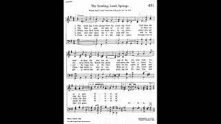 451. The Sending, Lord, Springs (Engelberg Tune), Trinity Hymnal