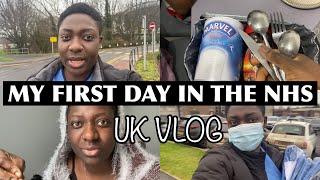 MY FIRST DAY IN THE NHS VLOG// MY EXPERIENCE ON MY FIRST DAY AT WORK