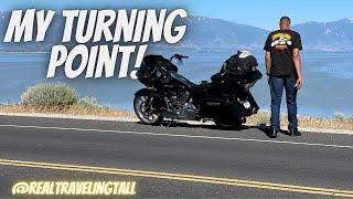 I've reached my turning point on my Harley-Davidson Road Glide!