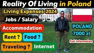 Reality of Living in poland & How you can earn 6500 polish zloty per Month in poland | Expense In 