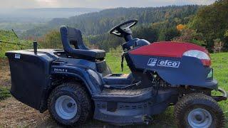 Rasentraktor Efco 84 im Einsatz