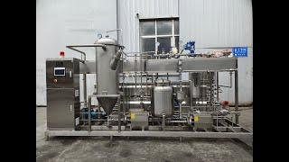 HTST Tubular Pasteurizer with PLC control