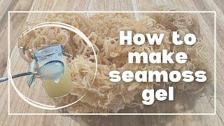 How To Make SEA MOSS Gel | Easiest Method | 3 Easy Steps | Healthy