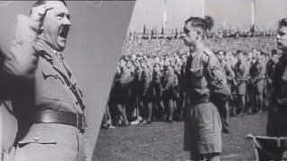 Hitler Speeches - Youth Address - Stock Footage
