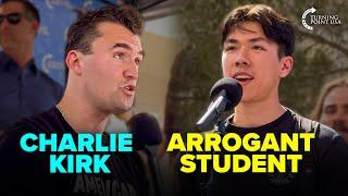 Charlie Kirk Puts ARROGANT College Student In His Place  | Best Debates