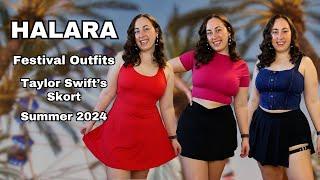 HALARA Summer 2024 | Cute Outfits for Festivals and Concerts | Get Taylor Swift's Coachella Look!