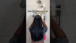 This was in 5x speed… I PANICKED in real time #silkpress #naturalhair #curlyhair