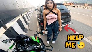 Girl Needs Help On Highway  Petrol Khatam Ho Gya 