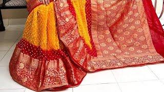 Pure Modal Silk Bandhani Sarees
