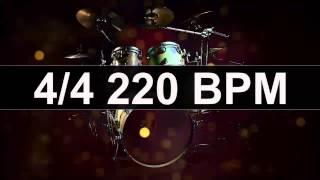  Drums Metronome 220 BPM