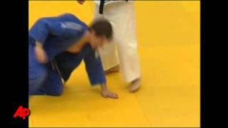 Raw Video: 58-year-old Putin's Black Belt Moves