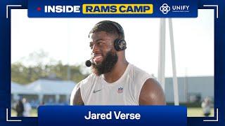 Jared Verse Talks About Training Camp, Being A Vocal Player, Hooping With Myles Garrett & More