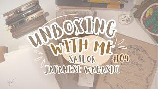 New Pen Day | Sailor Wagashi Japanese Sweets Unboxing