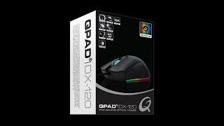 DX-120 - QPAD Gaming Mouse with soft-touch surface and up to 12.000 DPI