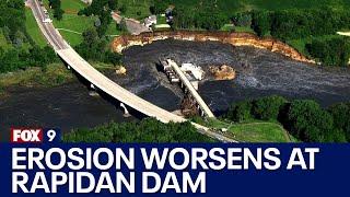 Erosion worsens at Rapidan Dam