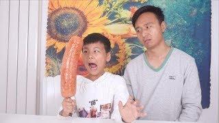 【ALian Food】One More than 3-pound Large Sausage！