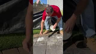 REMOVE RUST STAINS IN SECONDS! STAYING FAT AND HAPPY! #rust #stain #brick #remove  #paver #cleaning