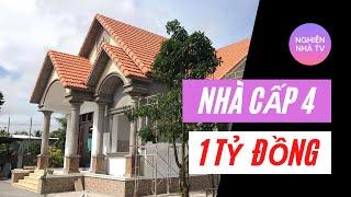 Mẫu NHÀ CẤP 4 ĐẸP có CHI PHÍ HƠN 1 TỶ ĐỒNG -  Nhà Cấp 4 Mái Ngói Đẹp    | NGHIỆN NHÀ TV