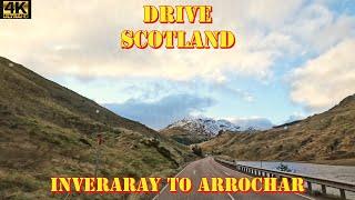 Inveraray to Arrochar, A83 - Dec 2024 - Argyll & Bute, 4K Drive - Scotland