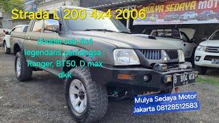 TERJUAL : Strada L200 GLS 4x4 2006 siap masuk trek lumpur TERJUAL!