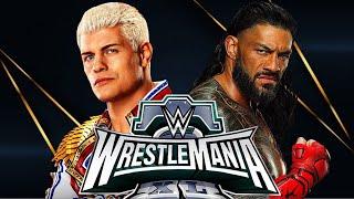 WrestleMania 40: Cody Rhodes v Roman Reigns - My Way