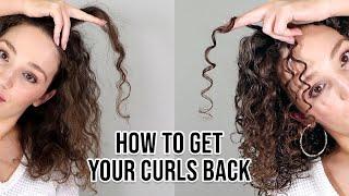 How to Get Your Curls Back | Step by Step Routine for Curlier Hair