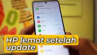 Cara Mengatasi Hp Realme Lemot Setelah Update Sistem di HP Realme C55 Realme UI 4.0 Terbaru