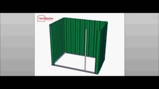 YardMaster Emerald Deluxe 6x6 GEYZ Metal Shed - Video Assembly