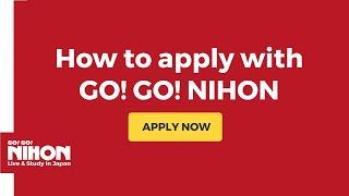 How to apply to study in Japan with Go! Go! Nihon