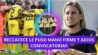 SE REVELO! BECCACECE EVITO Y EXPULSO A SELECCIONADO ECUATORIANO | LA MINI TRI JUEGA MAÑANA VS COLOMB