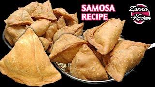 Khasta Halwai Jaise Aloo Samosa Recipe with Secret  Tips & Tricks | Zahira Kitchen