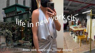 New York Vlog Sample Sales, Bryant Park, Vintage, Trips to San Francisco and Boston