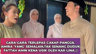 FATTAH AMIN TAK TAU NAK 'COVER' MACAM MANA LAGI BILA KAK LINA TANYA PANGGILAN 'YANG' UNTUK SIAPA..?