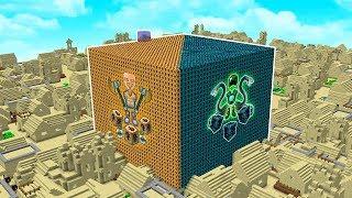 CUBÃO DE LUCKY BLOCK METADE INCA E METADE ANACONDA NO MINECRAFT